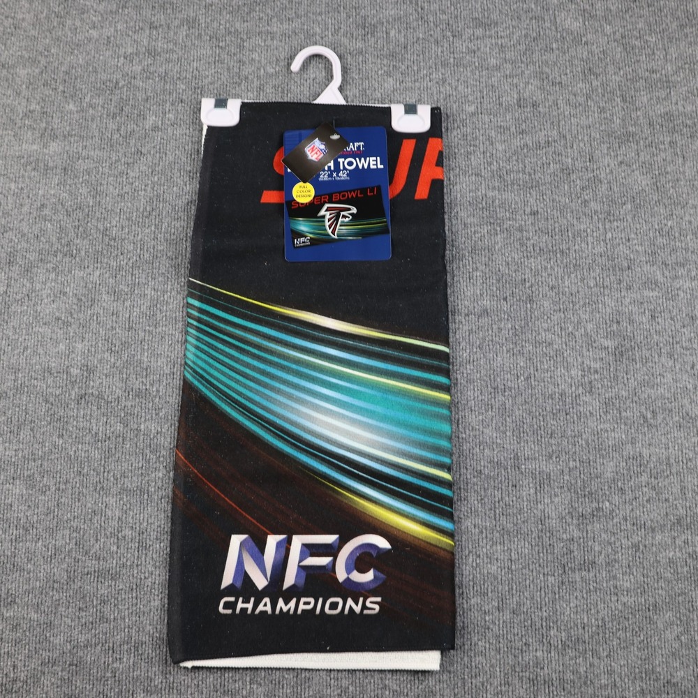 Atlanta Falcons Bench Towel 22x42 Super Bowl LI NFL Football WinCraft NFC Champs